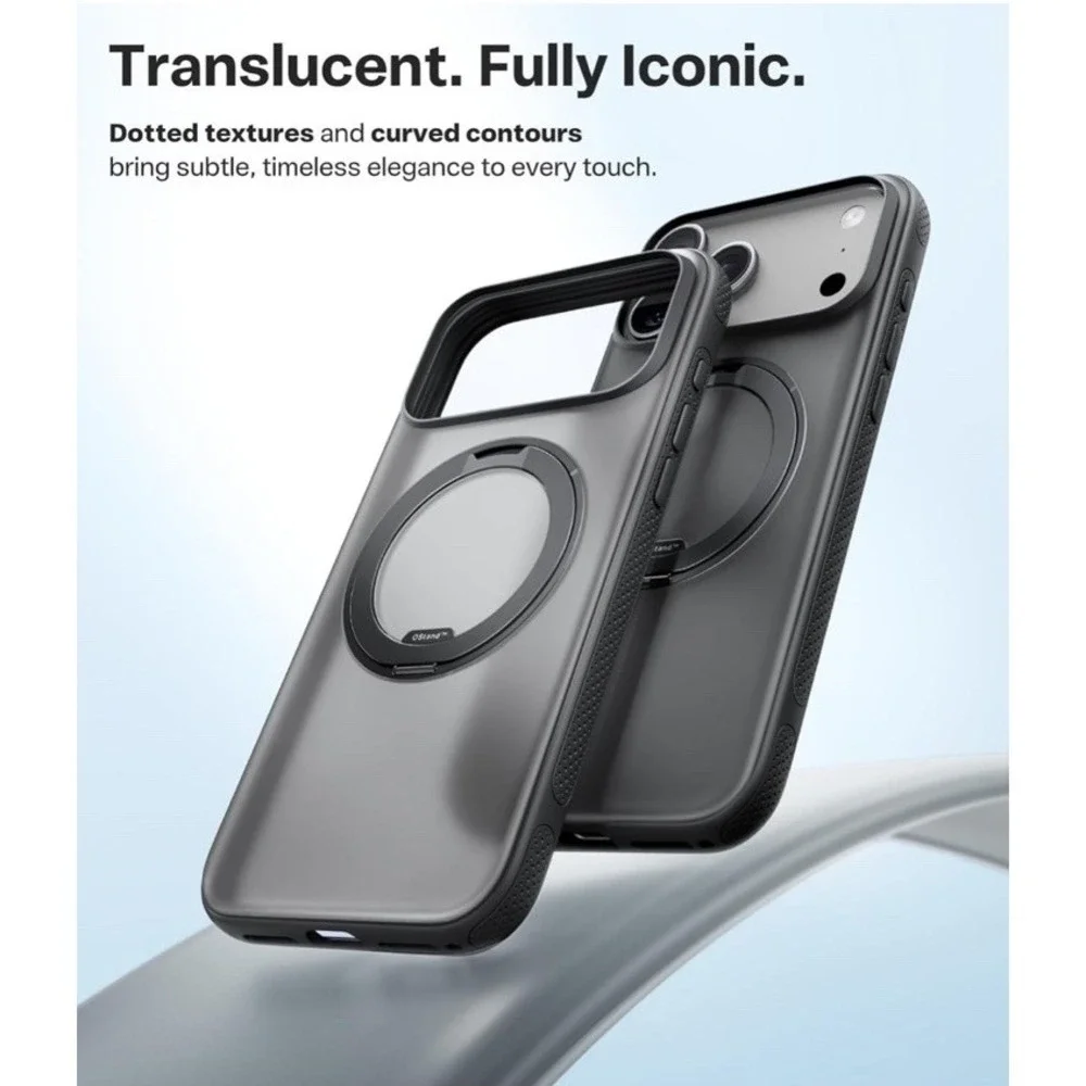 TORRAS 360 Magnetic Stand‎ for iPhone 17 Pro Max Case, [Fit for MagSafe]- Black